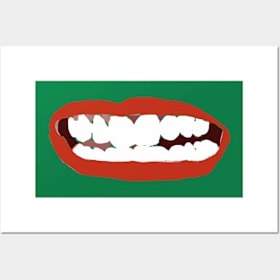 Abstract Mouth Posters and Art